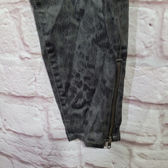 Current Elliot Soho Zip Stiletto Castle Dirty Paws Skinny Ankle Jeans - Picture 6 of 13